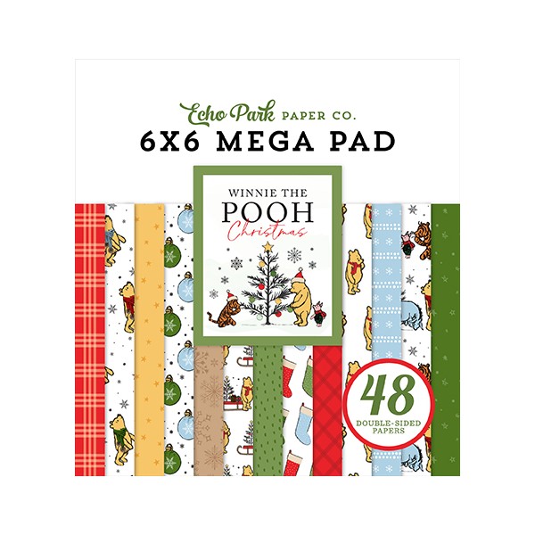 Winnie The Pooh Christmas Cardmakers 6X6 Mega Pad