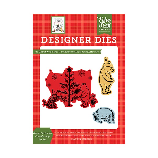 Winnie The Pooh Christmas: Grand Christmas Coordinating Medium Die Set