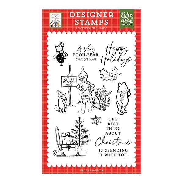 Winnie The Pooh Christmas: Very Pooh Bear Christmas Stamp Set