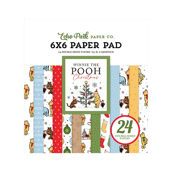 Winnie The Pooh Christmas 6x6 Paper Pad