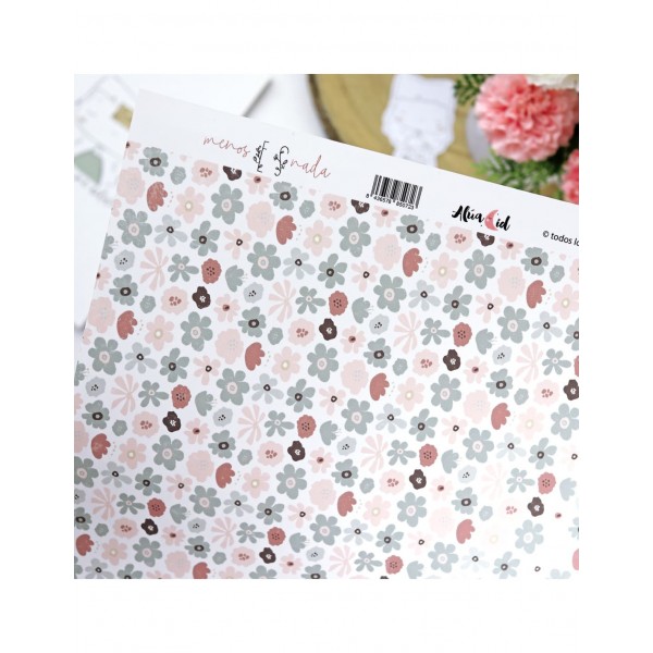 Papel laminado Campo de flores