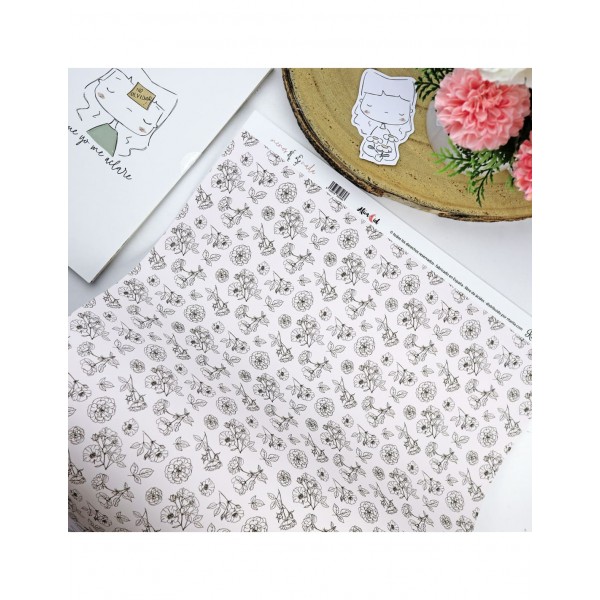 Papel laminado Camelias