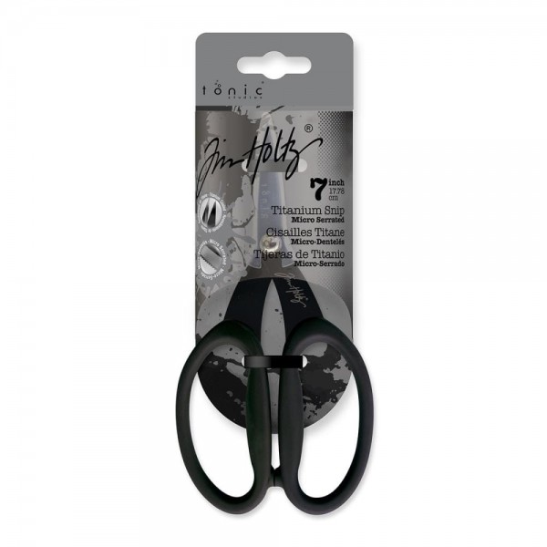 Tim Holtz Non-Stick Titanium Micro Serrated Scissors