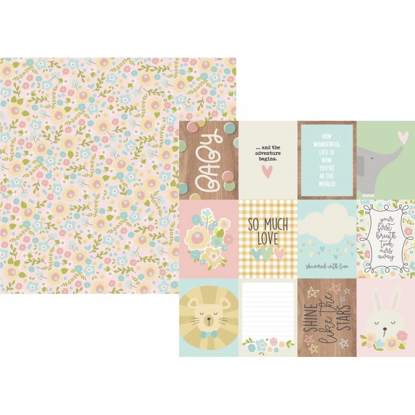 Oh, baby! 3x4 Journaling card elements