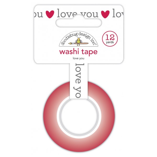 Love notes I love you. Washi tape