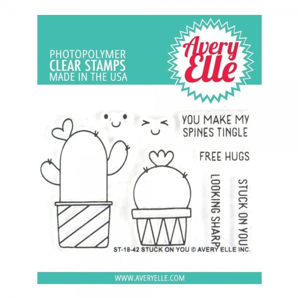Clear stamps. Stuck on you