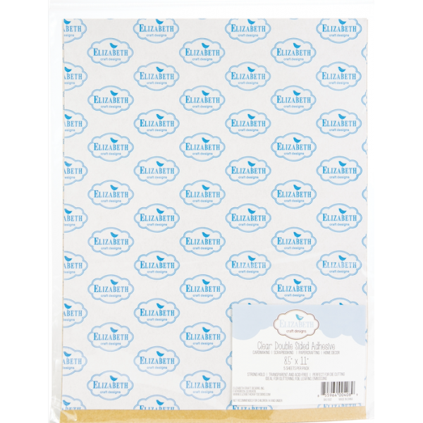Clear double sided adhesive sheets (hojas adhesivas doble cara)