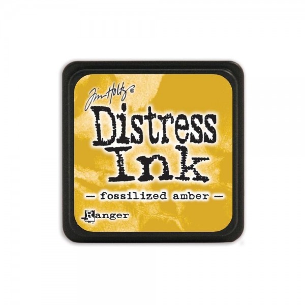 Distress mini ink. Fossilized amber