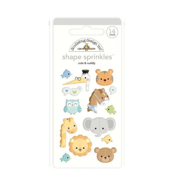 Shape sprinkles. Cute & cuddly. Special delivery
