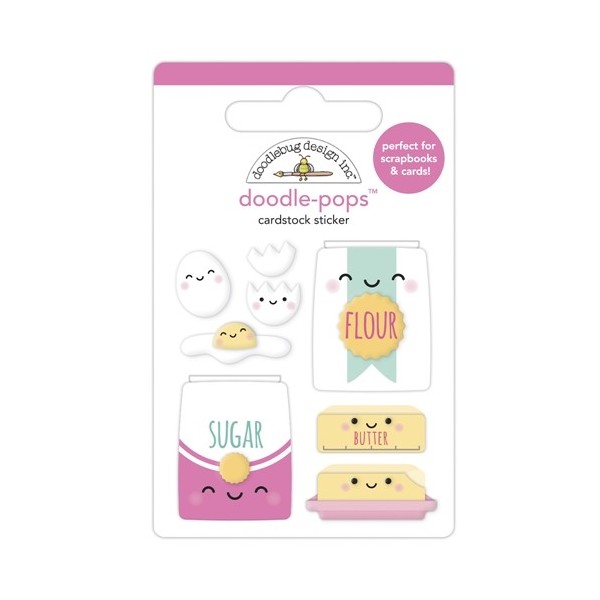Doodle-pops. Bake me happy. Made with love