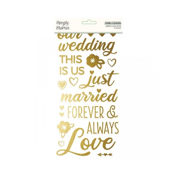 Happily Ever After. Foam Stickers