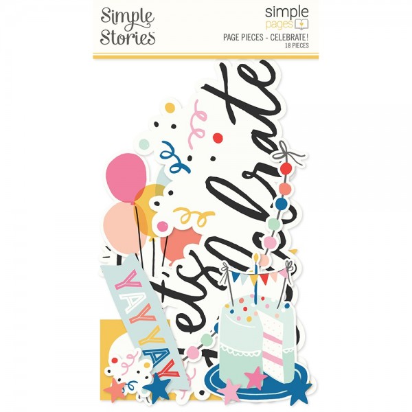 Simple Pages Page Pieces - Celebrate!