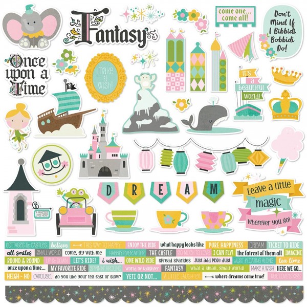 Say cheese fantasy at the park - Cardstock Stickers