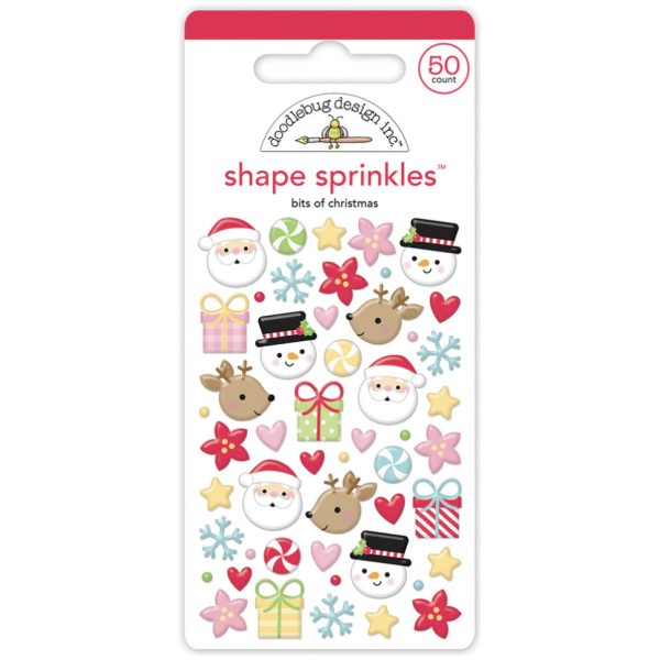 Shape Sprinkles. Candy Cane Lane. Bits of christmas