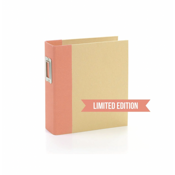 6x8 Snap Binder. Coral - Limited edition
