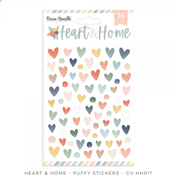 HEART & HOME – PUFFY STICKERS