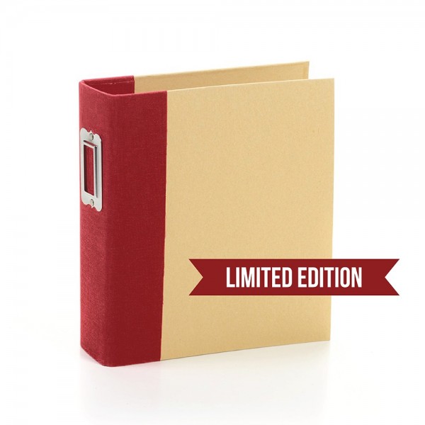 6x8 Snap Binder. Cranberry - Limited edition