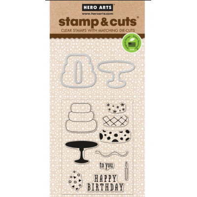 Stamp & cuts Birthday