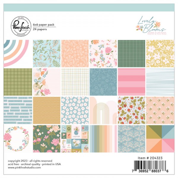 Lovely Blooms: 12 x 12 Paper Pack