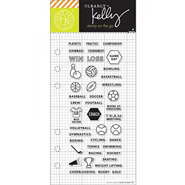 Planner Sports Clear Stamps