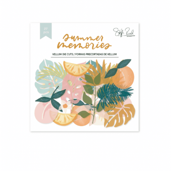 Vellum die cuts SUMMER MEMORIES